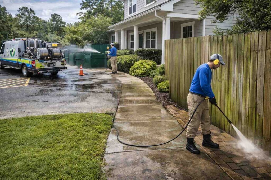 Pressure Washing by Experts - EV Cleaning Service LLC